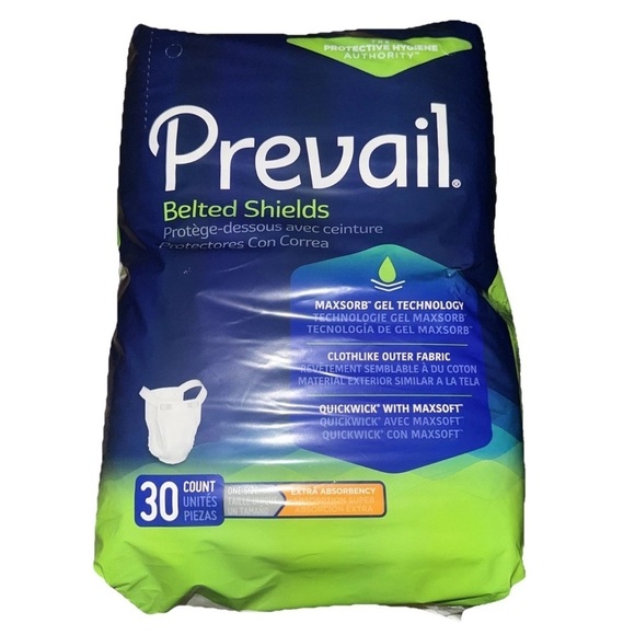 prevail Other - Prevail Xtra Absorbency Belted Undergarment One Size - Bag of 30.